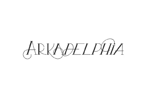 Arkadelphia Demo font