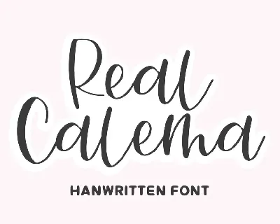 Real Calema font