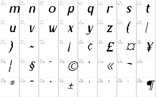 Mangata font