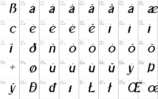 Mangata font