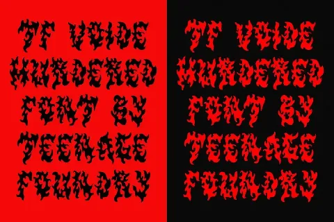 TF Voide Murdered font