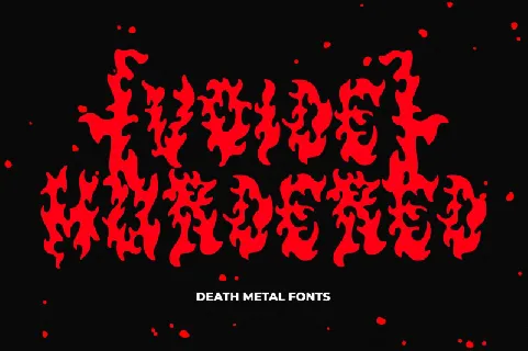 TF Voide Murdered font