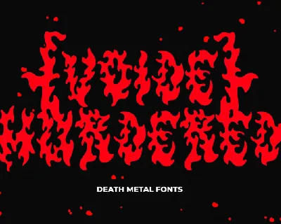 TF Voide Murdered font