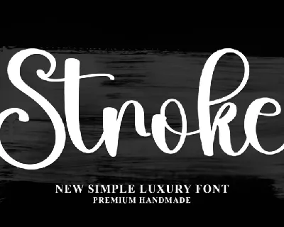 Stroke font