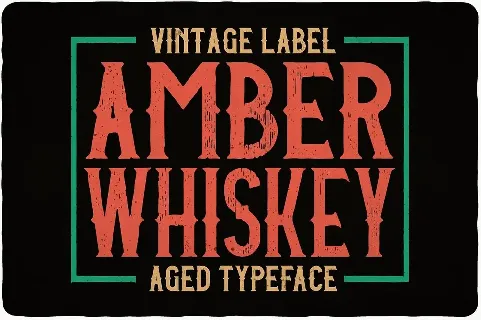 Amber Whiskey Typeface font