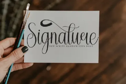 Yourself Calligraphy font