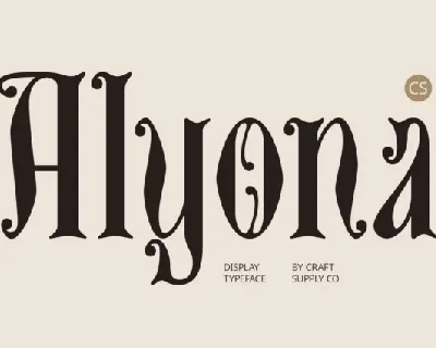 CS Alyona font