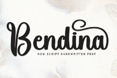 Bendina Script font