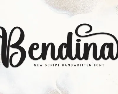 Bendina Script font