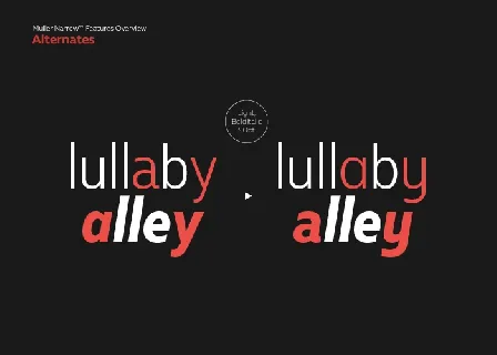 Muller Narrow Family font