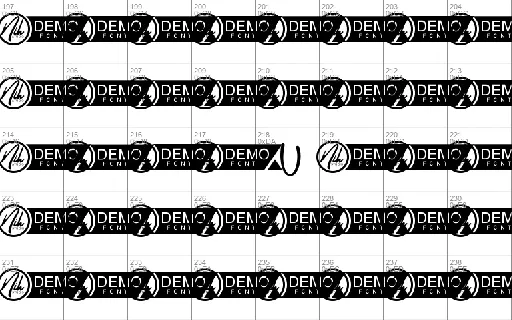 My Note Demo font