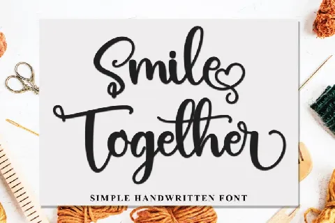 Smile Together font
