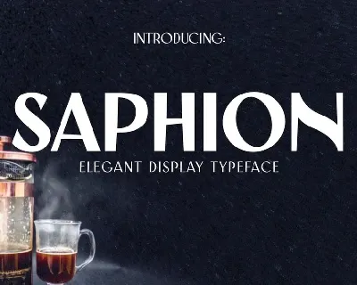 Saphion font