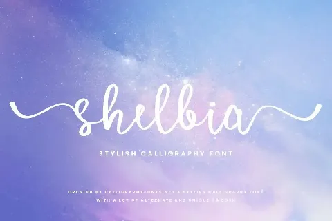 Shelbia font