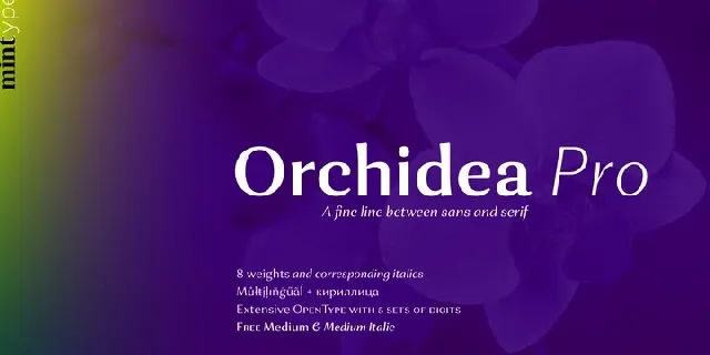 Orchidea Pro Family font