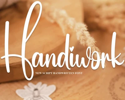 Handiwork Script font
