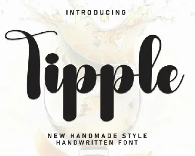 Tipple Script font