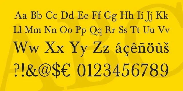 Baskervald ADF Std Family font