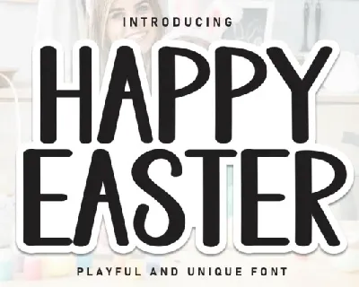 Happy Easter Display font