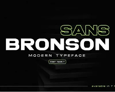 Bronson font