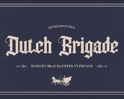 Dutch Brigade font