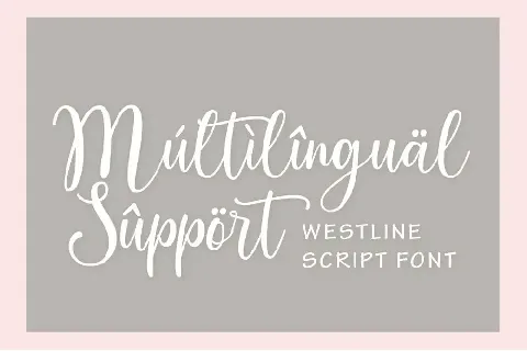 Westline font