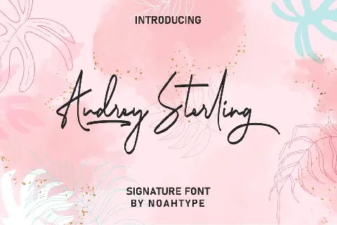Audrey Sterling font