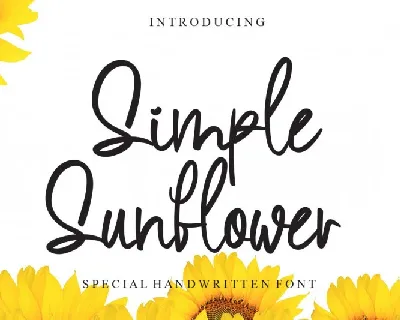 Simple Sunflower font
