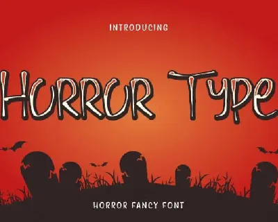 Horror Type Display font