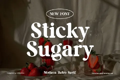 Sticky Sugary font
