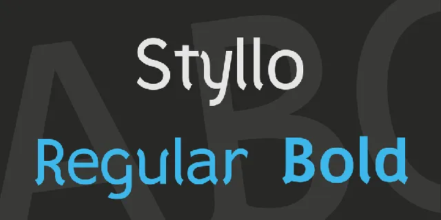 Styllo Family font