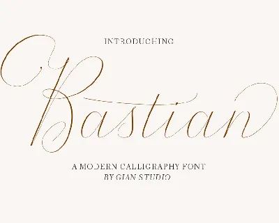 Bastian font