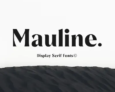 Mauline font