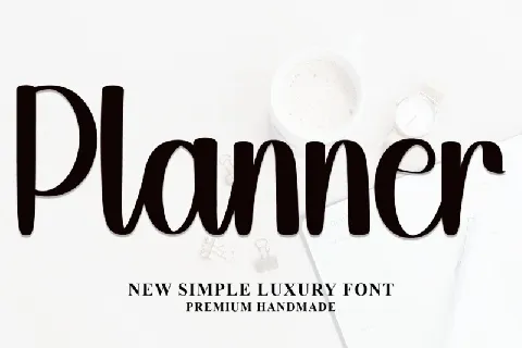 Planner font