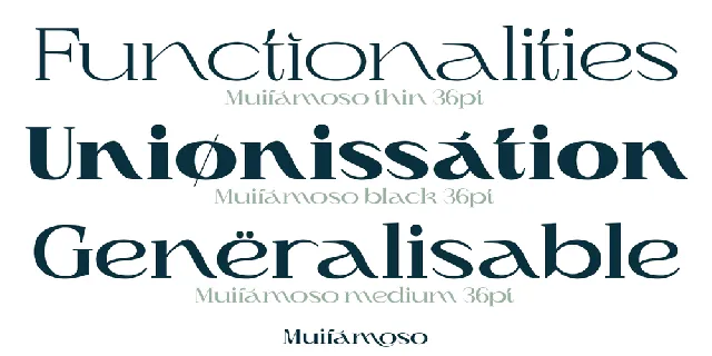 Muifamoso font