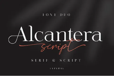 Alcantera Duo font