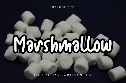 Marshmallow font