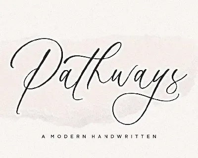 Pathways Free font