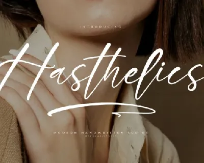 Hasthelics font