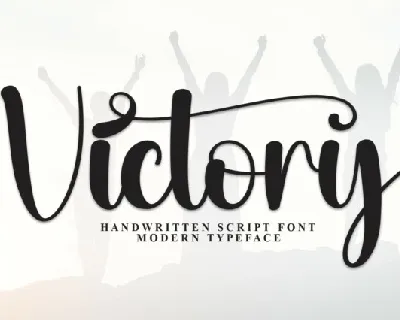 Victory Script font