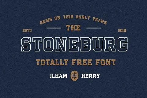 Stoneburg Typeface font