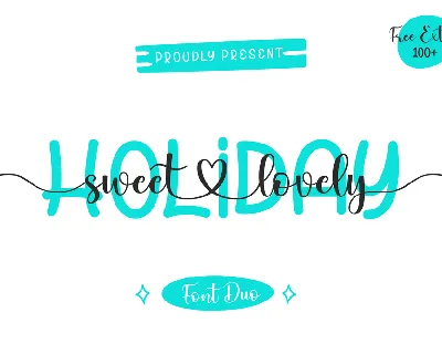 Holiday Sweet Lovely font