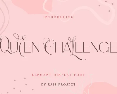 QueenChallengeDemo font