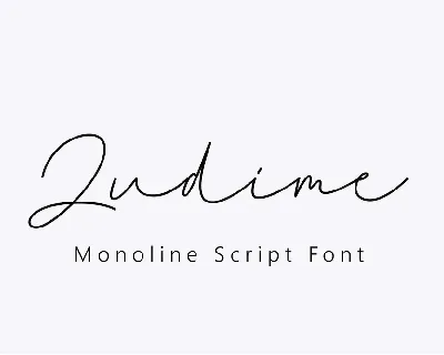 Zudime font