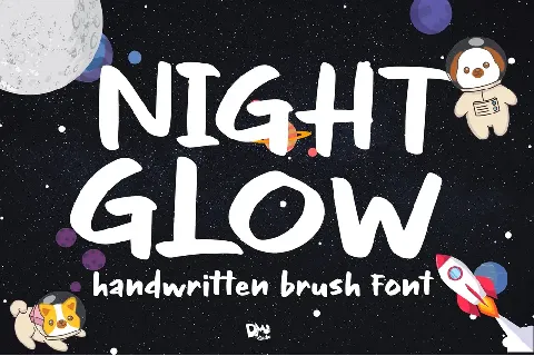 Night Glow font