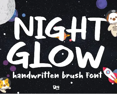 Night Glow font