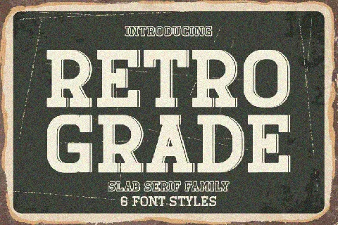 Retro Grade font