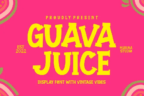 Guava Juice font