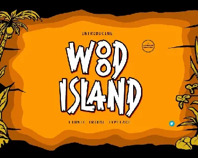 Wood Island font