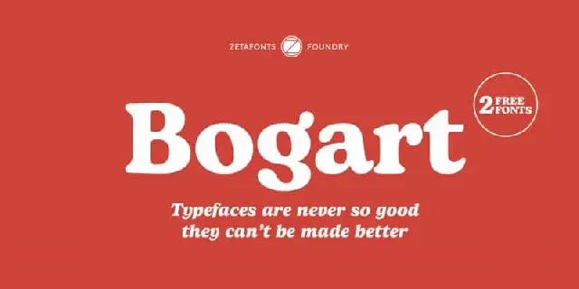 Bogart Serif Family font